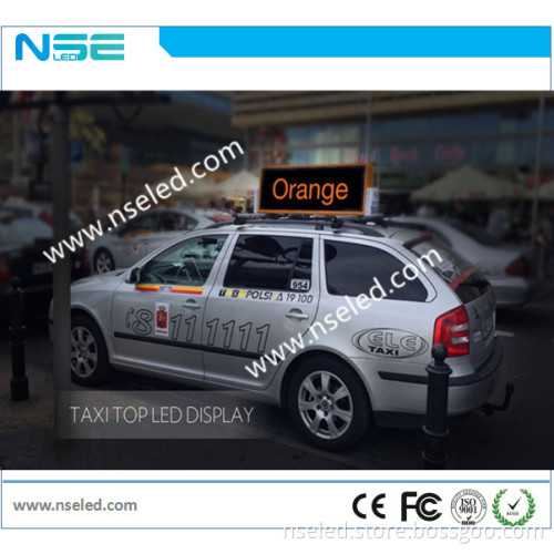 Taxi Roof Advertising LED Display Screen
